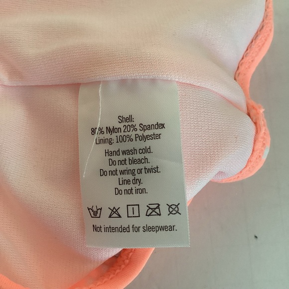 Janie and Jack Girls Swimsuit Size 3-6M Orange White Polka Dots Ruffle Two Piece - Picture 7 of 7